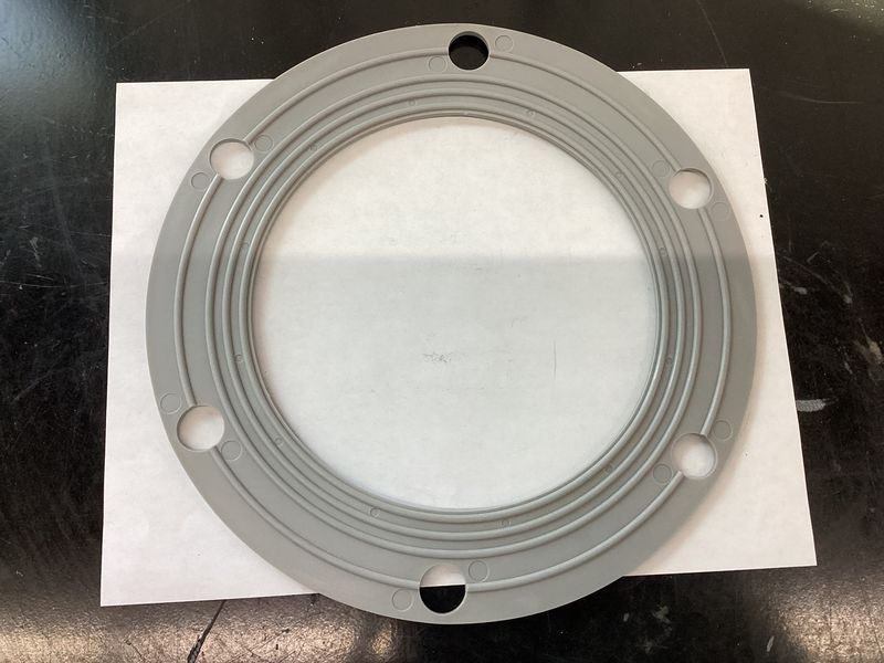 6 5/8" Flat Flange Gasket (gray)