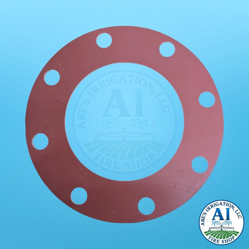 6" Red Rubber Gasket