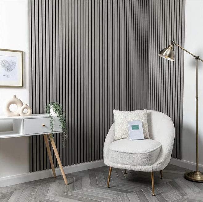 Revestimiento de Pared Interior Gris