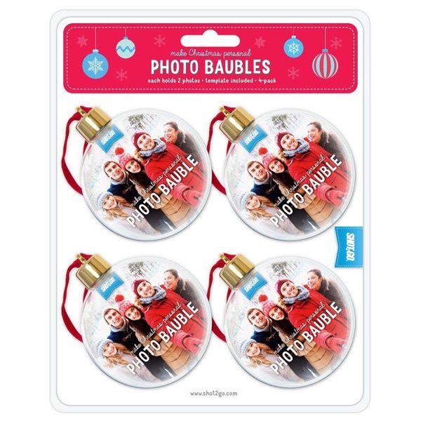 SHOT2GO PHOTO BAUBLE 4PK