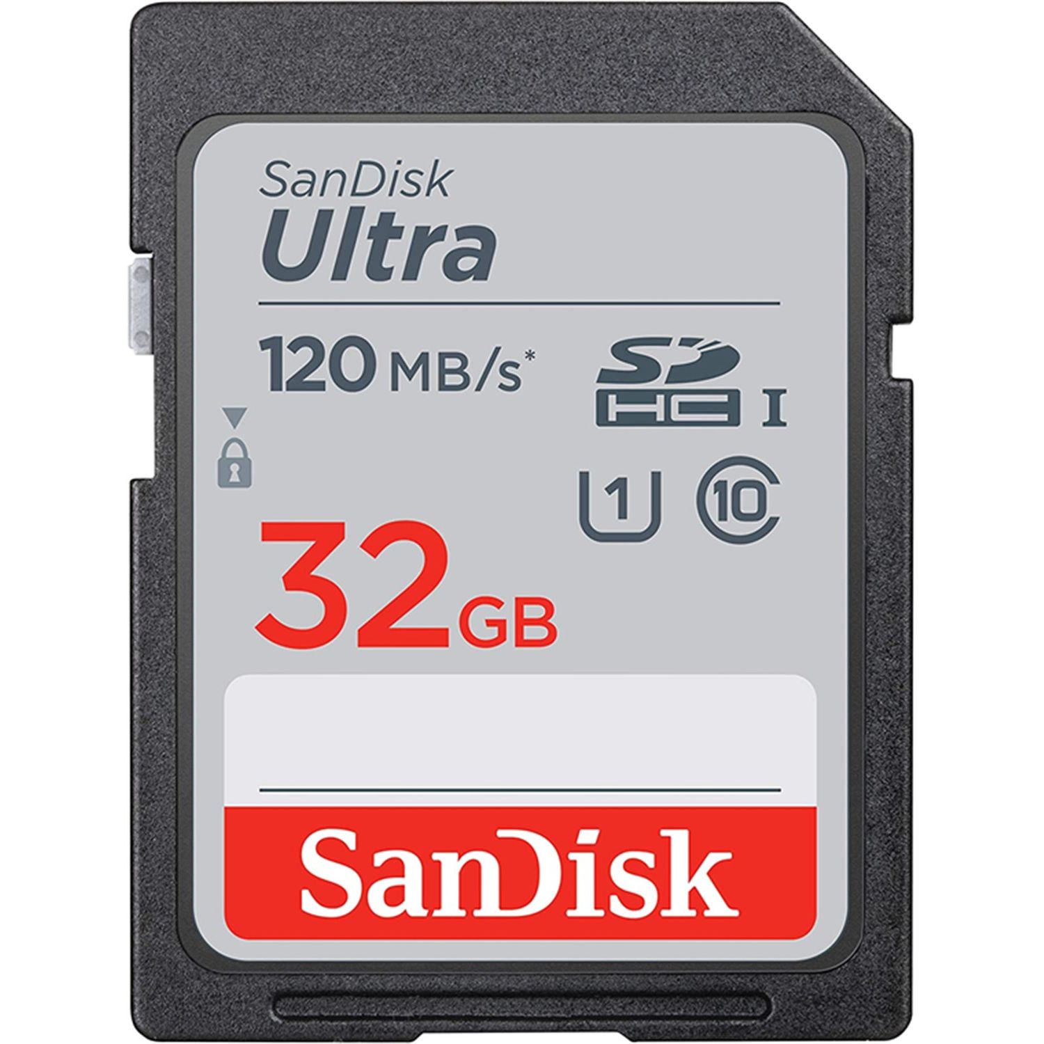 SANDISK ULTRA 32GB 120MB/S CLASS 10 SD CARD