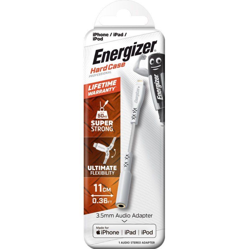 Energizer Lightning to Audio Adaptor MFi