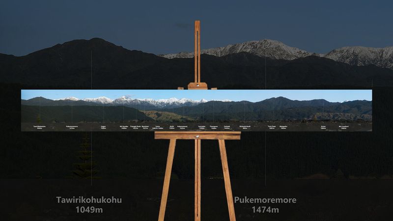 Tararua Landscape Canvas