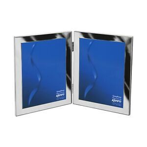 Kenro Symphony Elegant Frame Double 5x7&quot; silver
