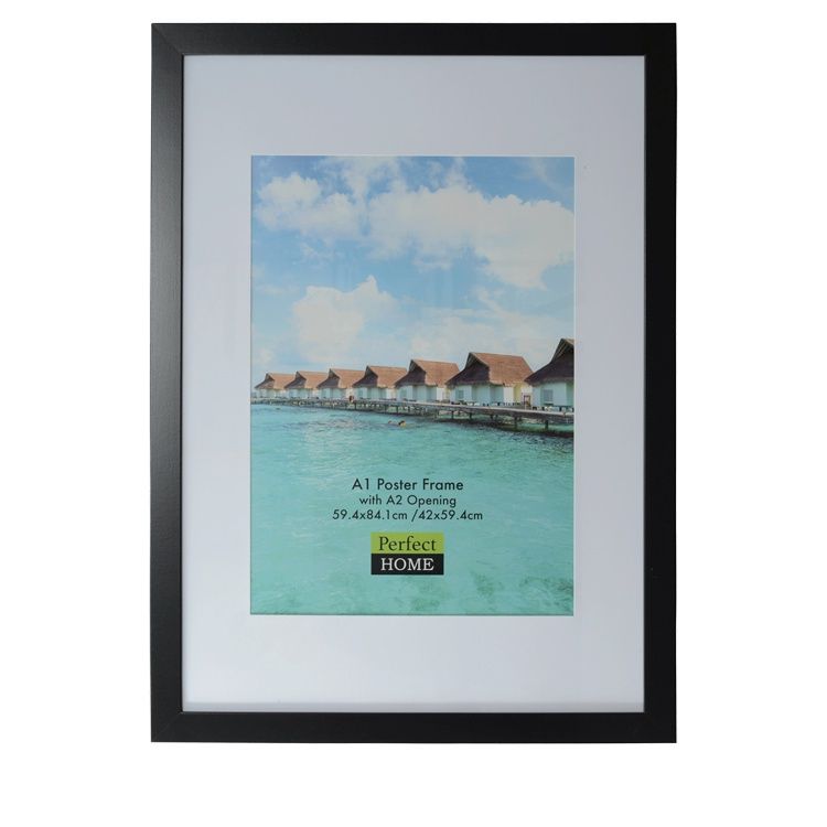 Brighton A1 Frame with A2 Opening Black