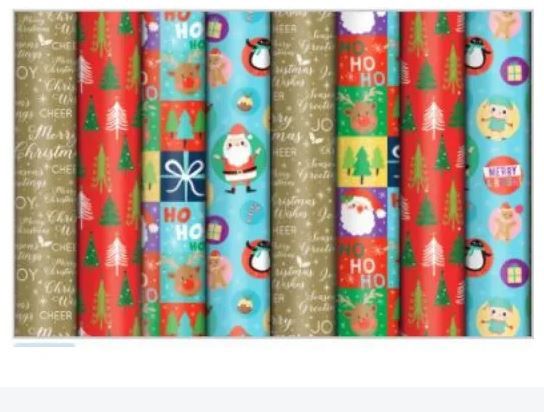 FSC Mix Rwrap 15mx700mm Christmas Value