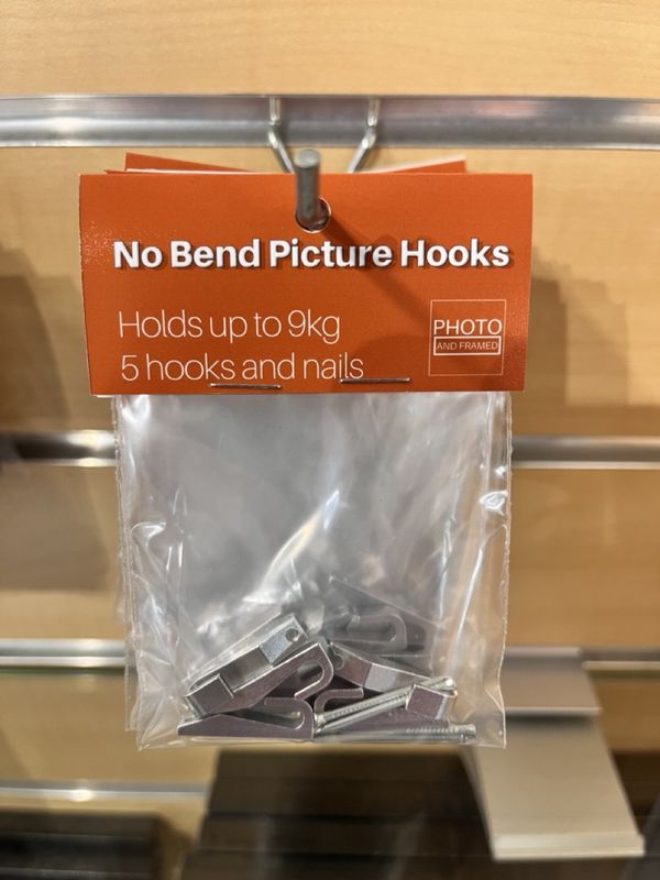 P&amp;F No Bend Picture Hooks 5pk