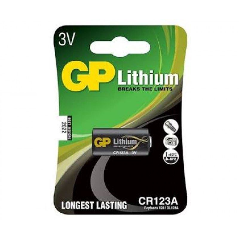 GP CR123 1PK BATTERY