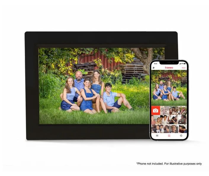 Firefly Frameo 10.1&quot; Wifi Digital Photo Frame - Glass