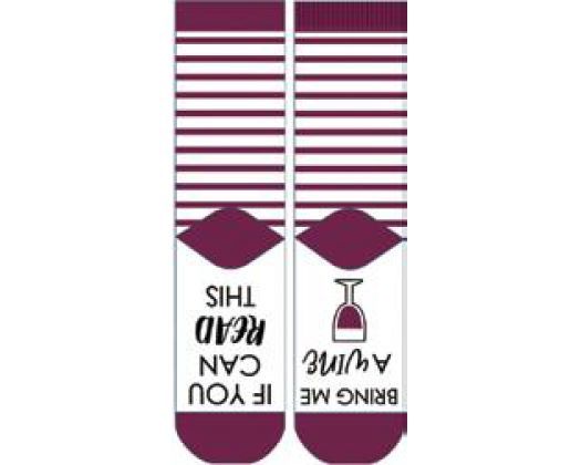 SOCK FF BRING WINE