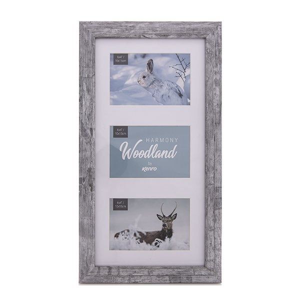 Kenro Harmony Frame Triple 6x4&quot; - Woodland