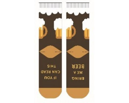SOCK FF BRING BEER