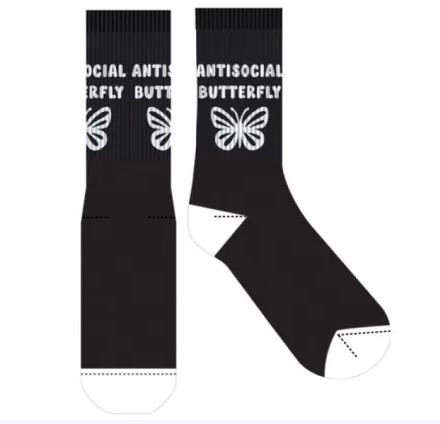 SOCK FF CRW Antisocial Butterfly