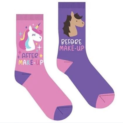 SOCK FF ODD BEFORE AFTER MAKEUP