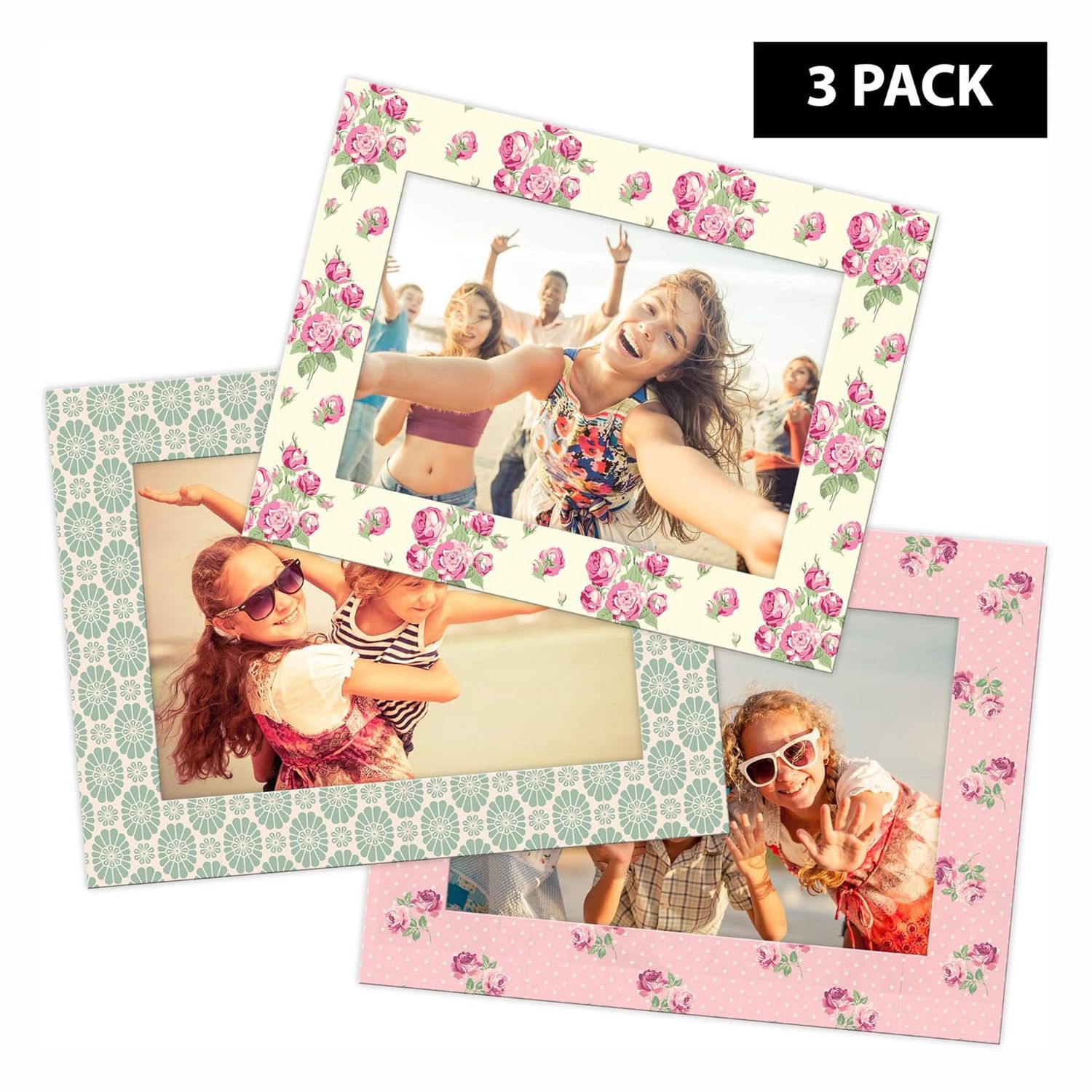 Shot2Go Magnetic Fridge Frame 3pk Vintage