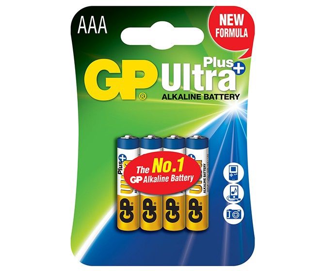 GP AAA Ultra PLUS Alkaline 4Pk