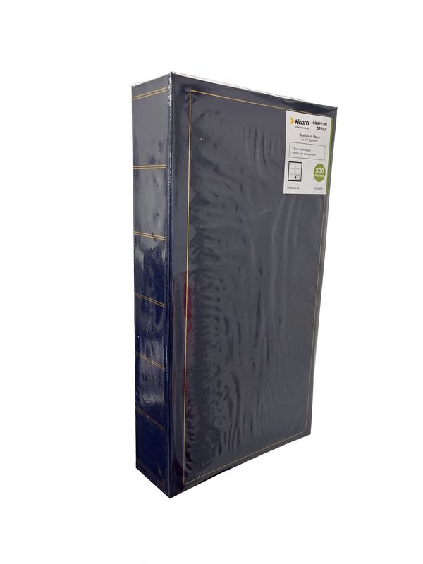 Kenro Grafton Blue 300 Slip-In Album 6x4