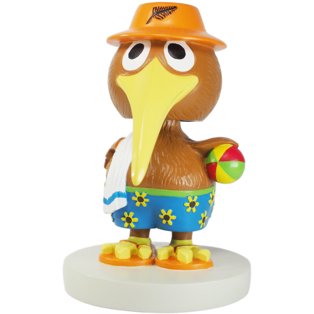 Cheeky Kiwi Beach Bobblehead