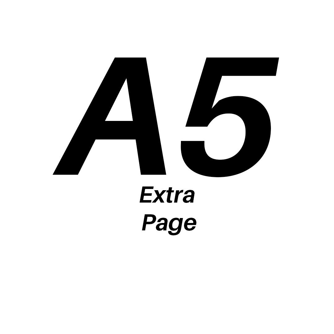 A5 Photobook extra page