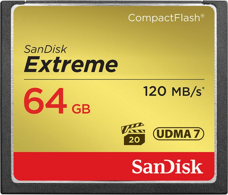 Sandisk 64GB CF Extreme 120MB/s