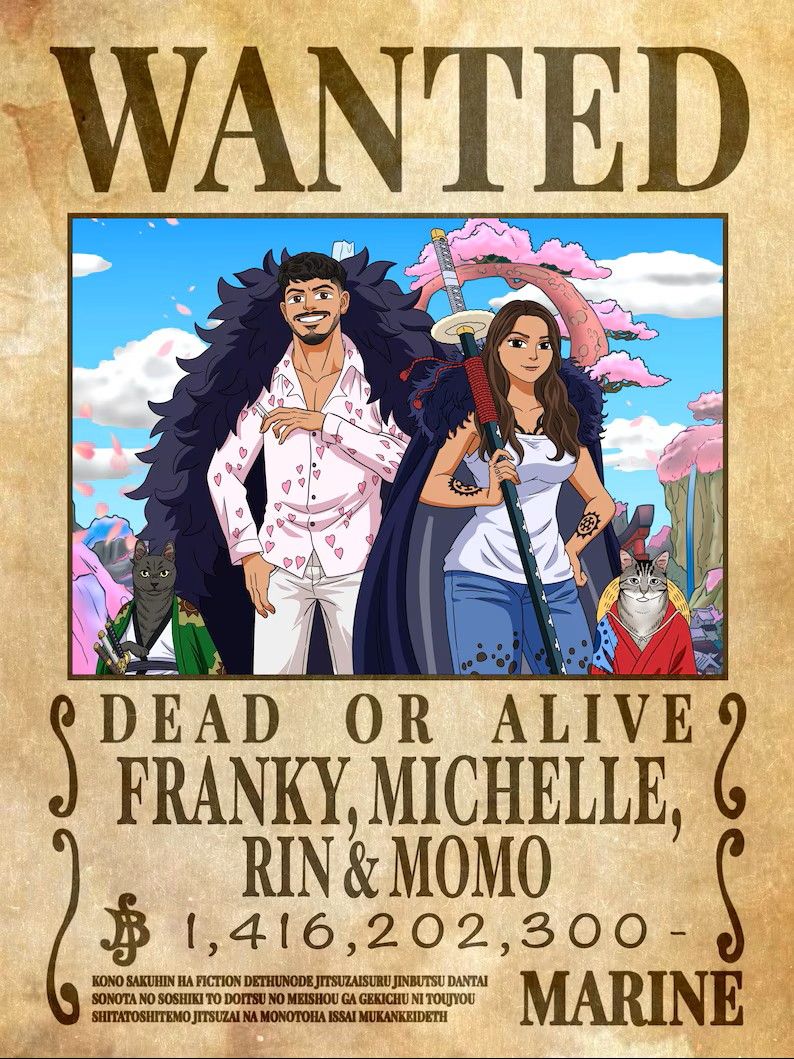 Anime Wanted Poster - KNEES UP STYLE