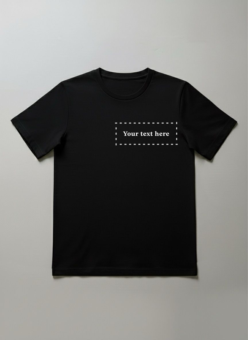 CUSTOM  SHIRT - FRONT (TEXT ONLY)