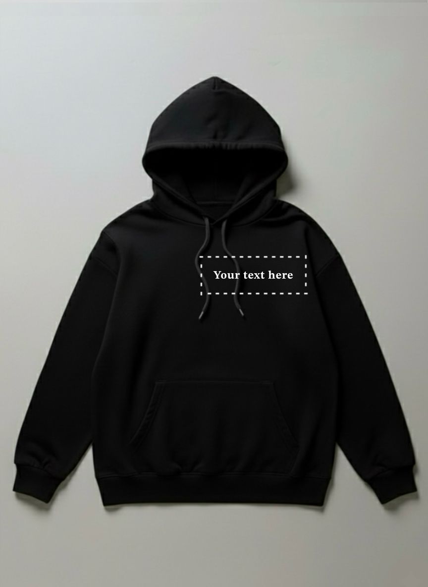 CUSTOM HOODIE FRONT (TEXT ONLY)