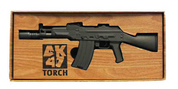 AK47 Torch Lighter Gift Box, color: Black