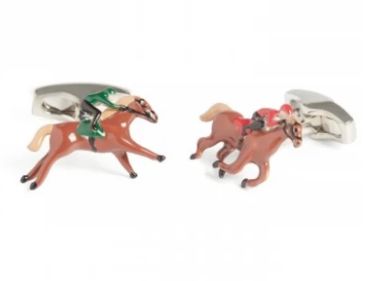 Horse Racing Cufflinks 2