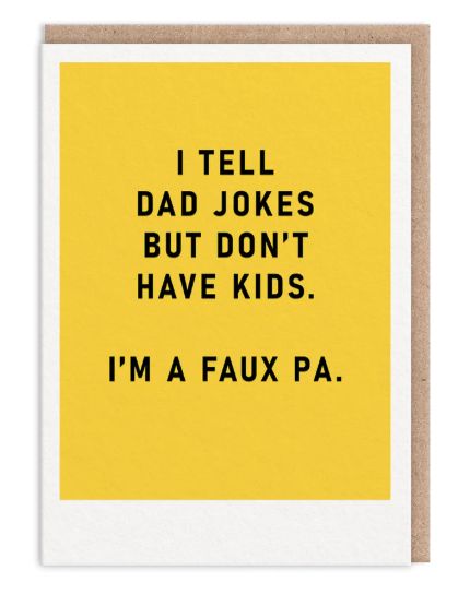 Faux Pa Greeting Card
