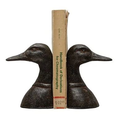 Cast Iron Duck Bookends