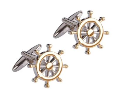 Captain Wheel Cufflinks