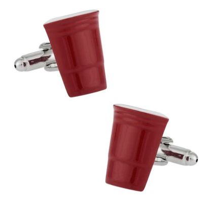 Red Solo Cup Cufflinks