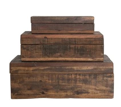 Reclaimed Wood Vintage Boxes