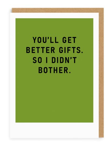 I Didn't Bother Greeting Card