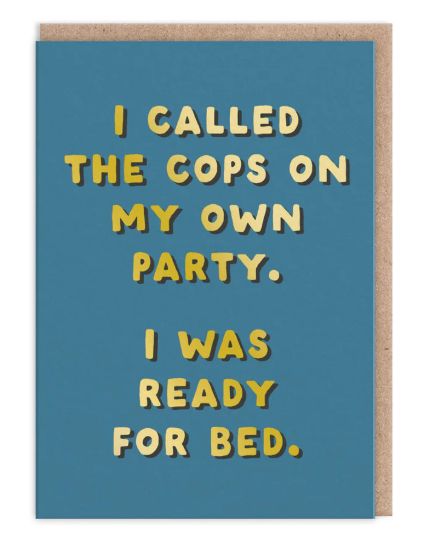 Ready For Bed Greeting Card