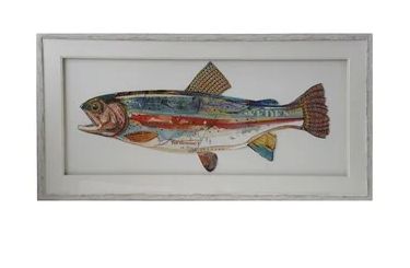 Fish Paper Shadow Box