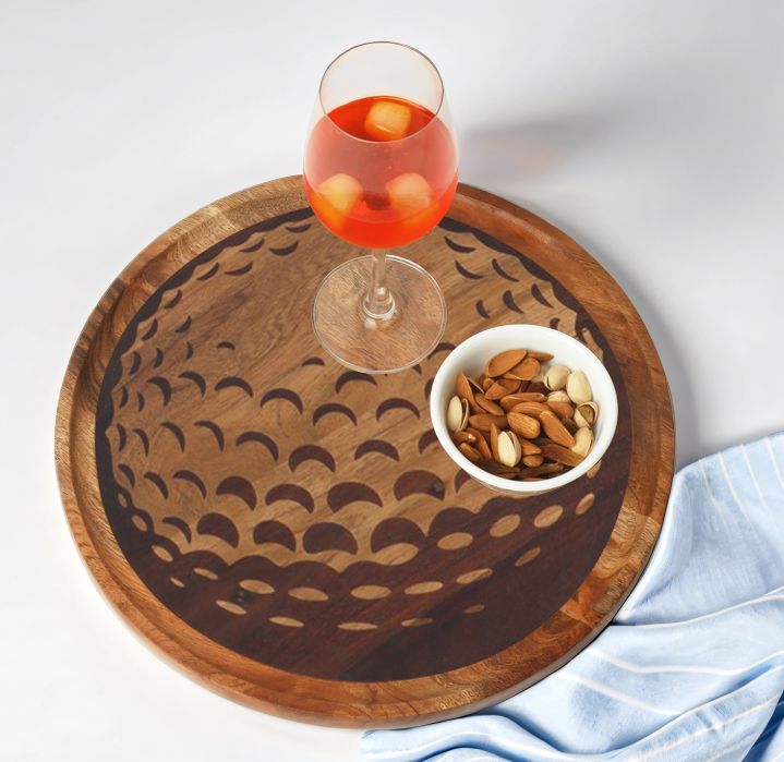 Golf Ball Wood Cutting Board