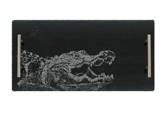 Alligator Slate Serving Tray