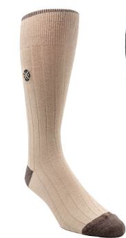 Khaki Pima Cotton Sock