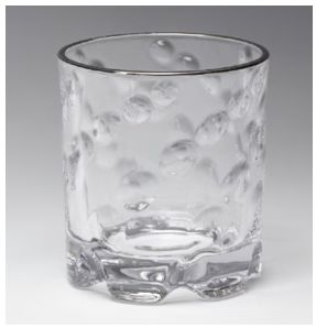 Dots Spinning Whiskey Glass