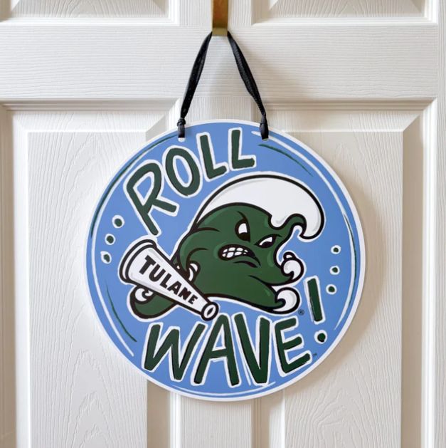 Tulane Roll Wave Door Hanger