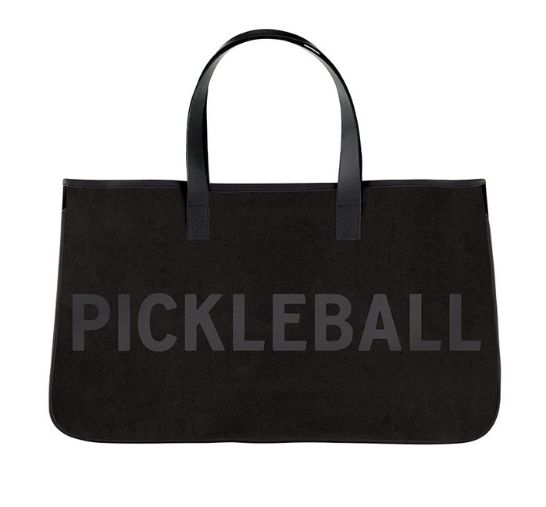 Pickleball Canvas Tote