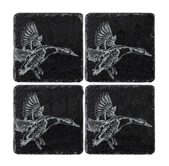 Flying Duck Slate Coasters 4pc