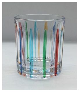 Flames Spinning Whiskey Glass