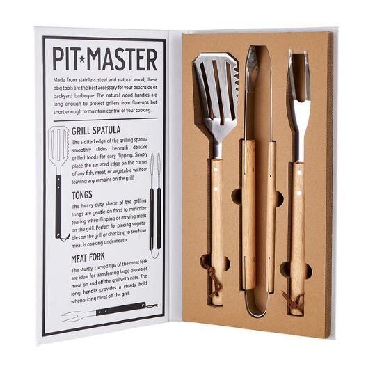 Natural BBQ Tools Book Box