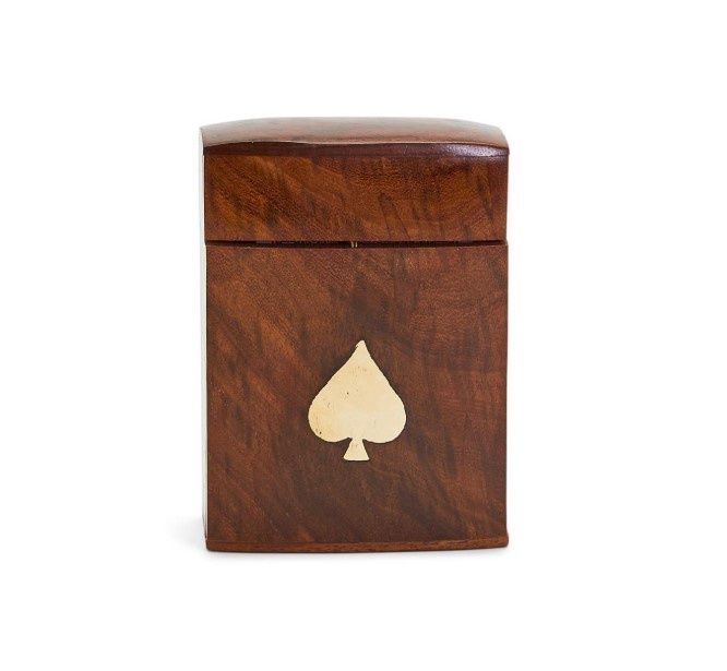 Playing Card Set in Wooden Box