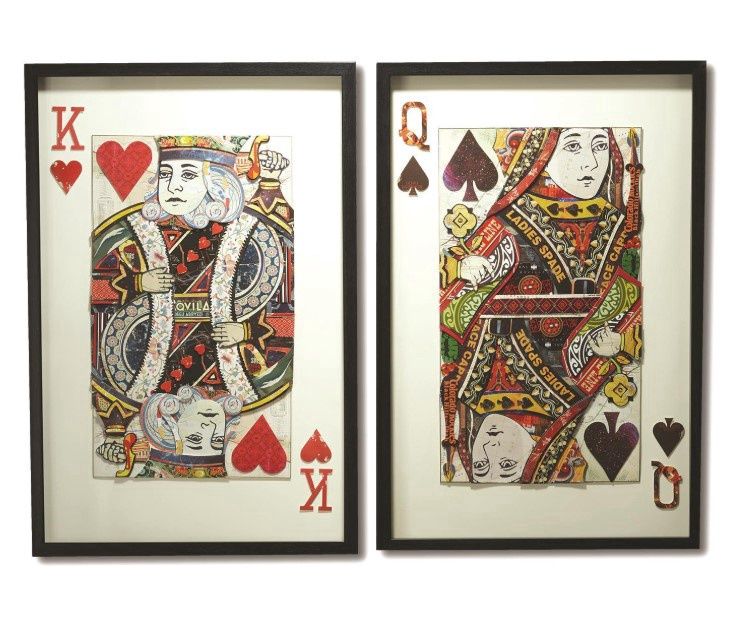 Playing Card Wall Art Set