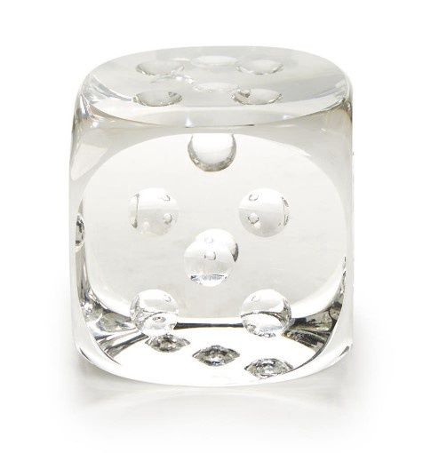Crystal Dice Paperweight
