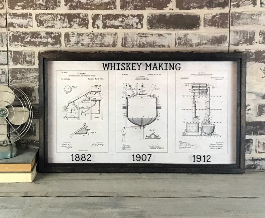 Whiskey Making Patent Trio